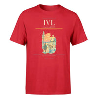 Thumbnail for Ivalo Airport (IVL) T-Shirt single-side front print in Red | ivalo-airport-ivl-double-side-t-shirt