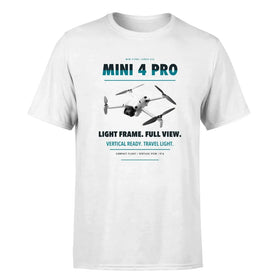 Single-Side Printing — DJI Mini 4 Pro Drone Double-Side T-Shirt
