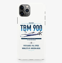 Thumbnail for Daher TBM 900 design on white magsafe iphone case, for iPhone Pro Max
