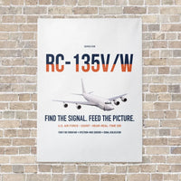 Thumbnail for RC-135V W Rivet Joint vertical canvas print - no frame - white background