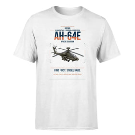 Single-Side Printing — Boeing AH-64E Apache Guardian Double-Side T-Shirt