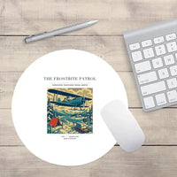 Thumbnail for VINTAGE G4290 - The Frostbite Patrol - Designed Mouse Pads design on white round