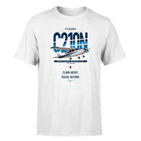 Thumbnail for Cessna T210N Centurion design on white t-shirt, single-side print