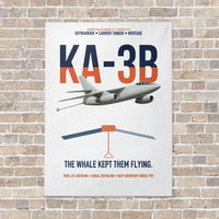 Thumbnail for KA-3B Skywarrior vertical canvas print - no frame - white background