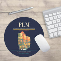 Thumbnail for Sultan Mahmud Badaruddin II International Airport (PLM) design on navy blue round mouse pad