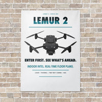 Thumbnail for BRINC LEMUR 2 vertical canvas print - no frame - white background