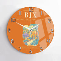 Thumbnail for Aeropuerto Internacional de Guanajuato BJX Wall-Clock No-Frame - Orange