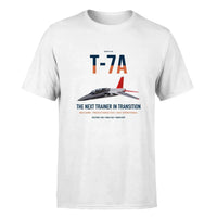 Thumbnail for T-7A Red Hawk design on white double-side t-shirt, single-side print
