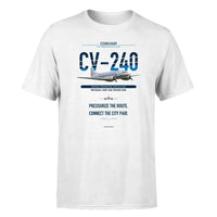 Thumbnail for Convair CV-240 design on white single side