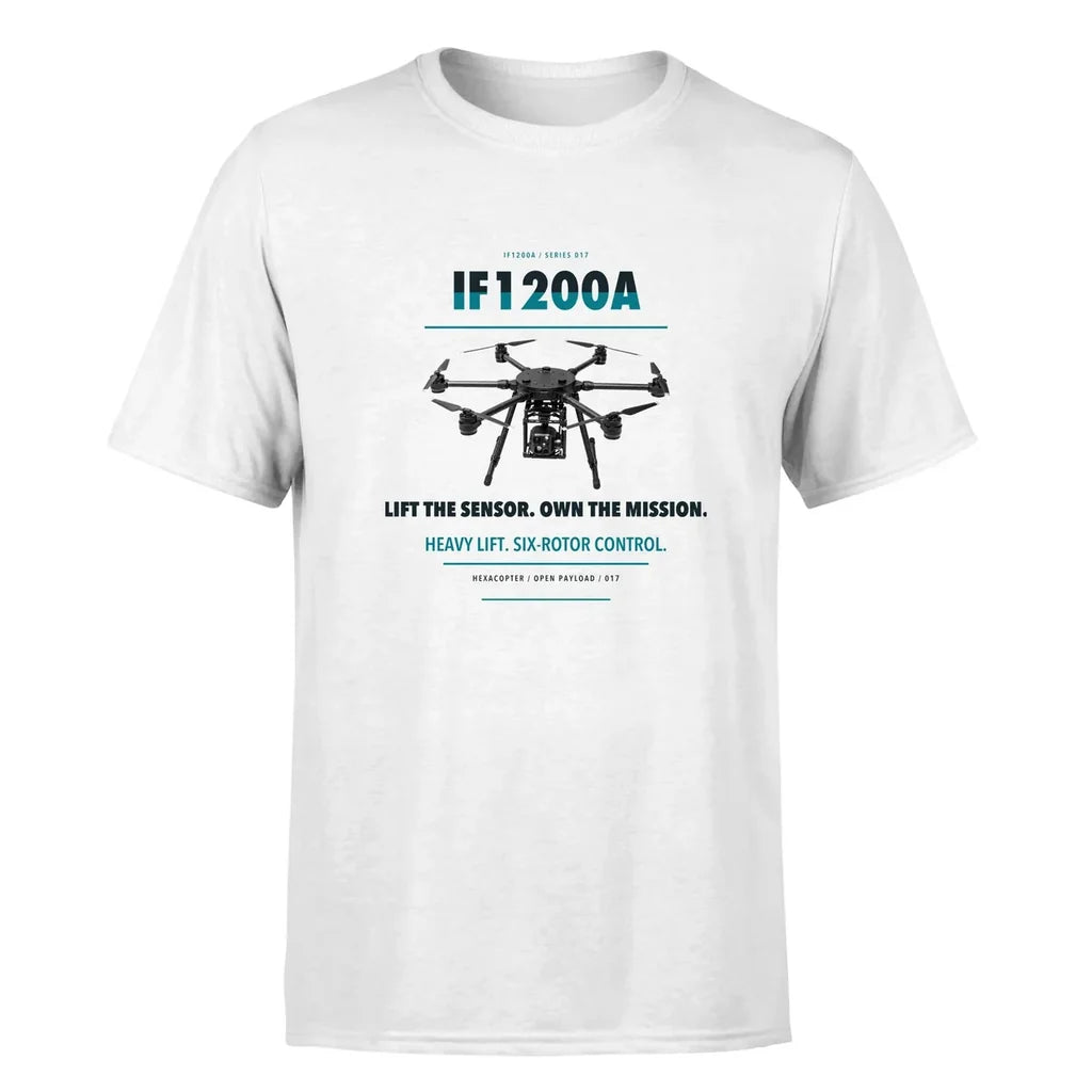 Inspired Flight IF1200A design on white single side