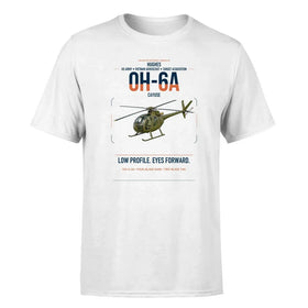 Single-Side Printing — Hughes OH-6A Cayuse Double-Side T-Shirt