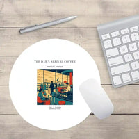 Thumbnail for VINTAGE G4310 - The Dawn Arrival Coffee - Designed Mouse Pads design on white round