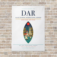 Thumbnail for Julius Nyerere International Airport DAR vertical canvas print - no frame - white background