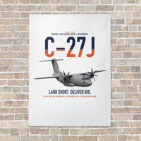 Thumbnail for C-27J Spartan vertical canvas print - no frame - white background