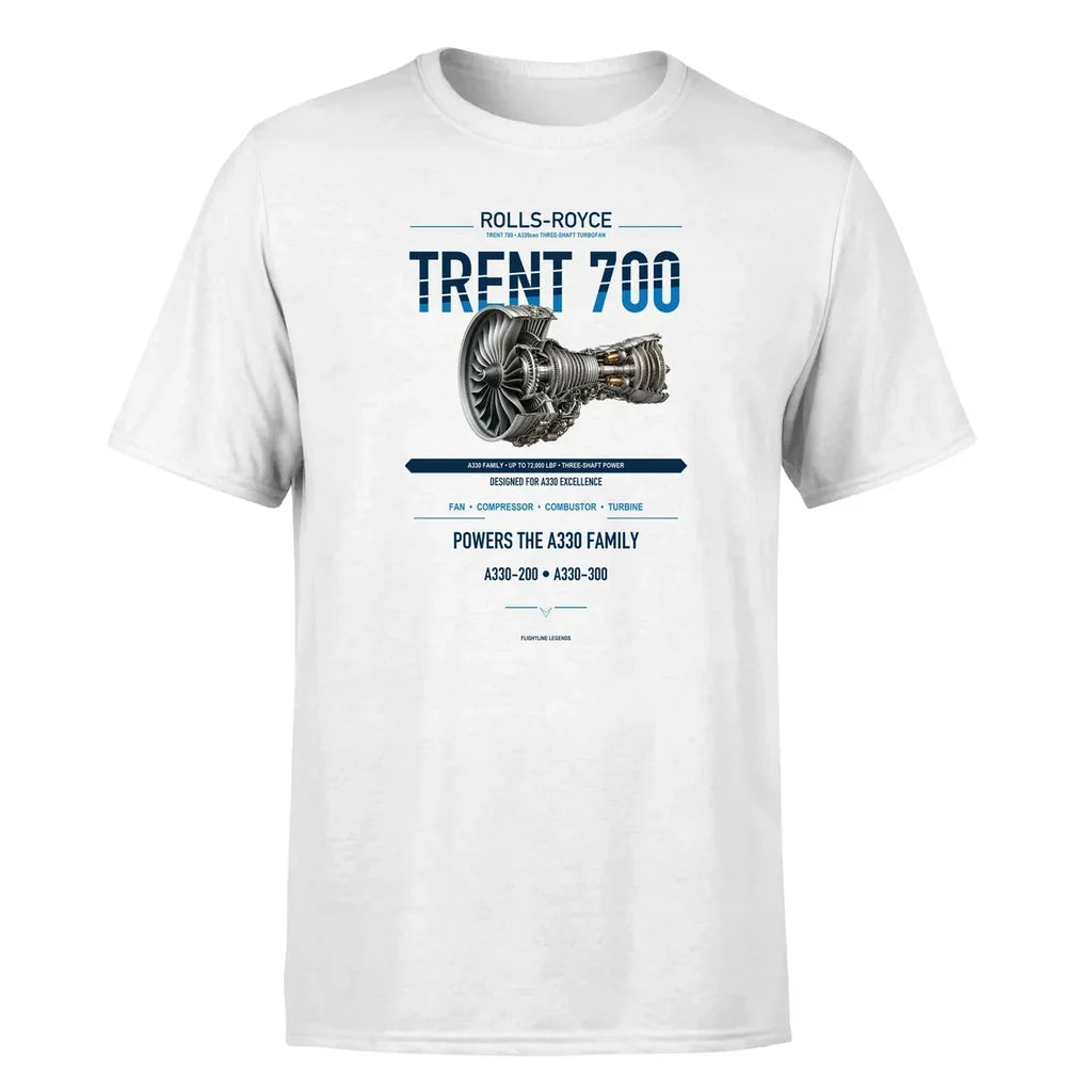 Trent 700 design on white single side
