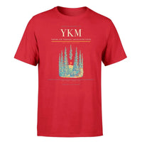Thumbnail for Yakima Air Terminal (McAllister Field) (YKM) T-Shirt single-side front print in Red | yakima-air-terminal-mcallister-field-ykm-double-side-t-shirt