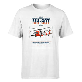 Single-Side Printing — Sikorsky MH-60T Jayhawk Double-Side T-Shirt