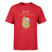 Thumbnail for Perpignan–Rivesaltes Airport (PGF) T-Shirt single-side front print in Red | perpignanrivesaltes-airport-pgf-double-side-t-shirt