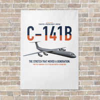 Thumbnail for C-141B Starlifter vertical canvas print - no frame - white background