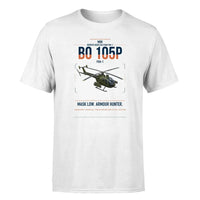 Thumbnail for MBB BO 105P PAH-1 design on white t-shirt, single-side print