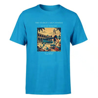 Thumbnail for VINTAGE G4336 - The Starlit Caravanserai - Premium T-Shirt design on turquoise premium t shirt