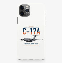 Thumbnail for C-17A Globemaster III design on white magsafe iphone case, for iPhone Pro Max