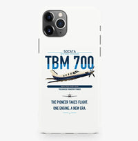 Thumbnail for Socata TBM 700 design on white magsafe iphone case, for iPhone Pro Max