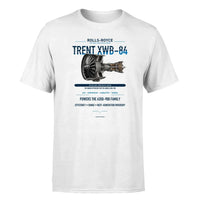 Thumbnail for TRENT XWB-84 design on white single side