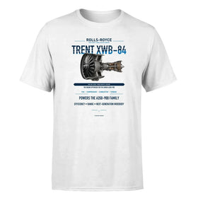 Single-Side Printing — Rolls-Royce TRENT XWB-84 Engine Double-Side T-Shirt