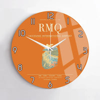 Thumbnail for Taichung International Airport RMQ Wall-Clock No-Frame - Orange