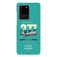 Thumbnail for Boeing 377 Stratocruiser design on samsung case - turquoise