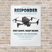 Thumbnail for BRINC Responder vertical canvas print - no frame - white background
