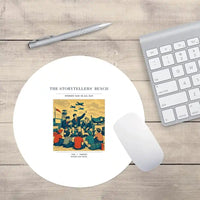 Thumbnail for VINTAGE G4430 - The Storytellers' Bench - Designed Mouse Pads design on white round