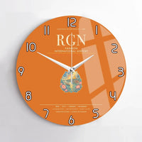 Thumbnail for Yangon International Airport RGN Wall-Clock No-Frame - Orange