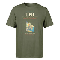 Thumbnail for Copenhagen Airport (CPH) Premium T-Shirt Green Army