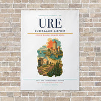 Thumbnail for Kuressaare Airport URE vertical canvas print - no frame - white background