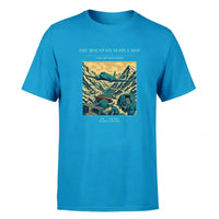 Thumbnail for VINTAGE G4518 - The Mountain Supply Hop - Premium T-Shirt design on turquoise premium t shirt
