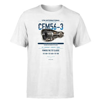 Thumbnail for CFM56-3 design on white single side
