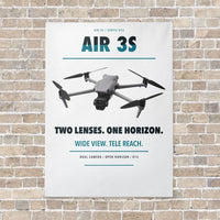 Thumbnail for DJI Air 3S vertical canvas print - no frame - white background