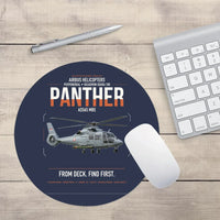 Thumbnail for Airbus Helicopters AS565 MBe Panther design on navy blue round mouse pad