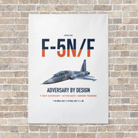 Thumbnail for F-5N F Adversary vertical canvas print - no frame - white background