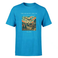 Thumbnail for VINTAGE G4325 - The Meadow Circuit - Premium T-Shirt design on turquoise premium t shirt