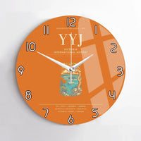 Thumbnail for Victoria International Airport YYJ Wall-Clock No-Frame - Orange