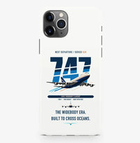 Thumbnail for Boeing 747-200B design on white magsafe iphone case