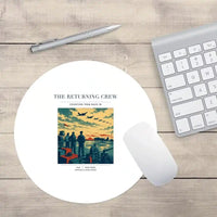 Thumbnail for VINTAGE G4519 - The Returning Crew - Designed Mouse Pads design on white round