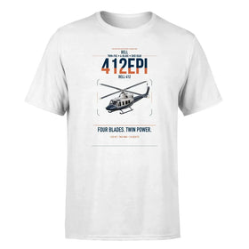 Single-Side Printing — Bell 412EPI Double-Side T-Shirt