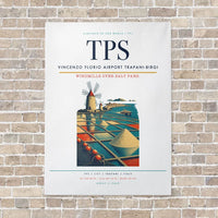 Thumbnail for Vincenzo Florio Airport Trapani-Birgi TPS vertical canvas print - no frame - white background