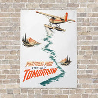 Thumbnail for Pontoons Point Toward Tomorrow vertical canvas print - no frame - white background