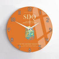 Thumbnail for Las Americas International Airport SDQ Wall-Clock No-Frame - Orange