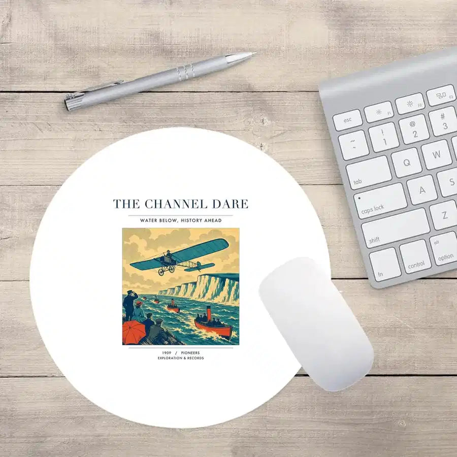 VINTAGE G4324 - The Channel Dare - Designed Mouse Pads design on white round